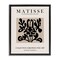 Stupell Industries Abstract Contemporary Black Floral Design Matisse Typography Floating Frame Design By Ros Ruseva